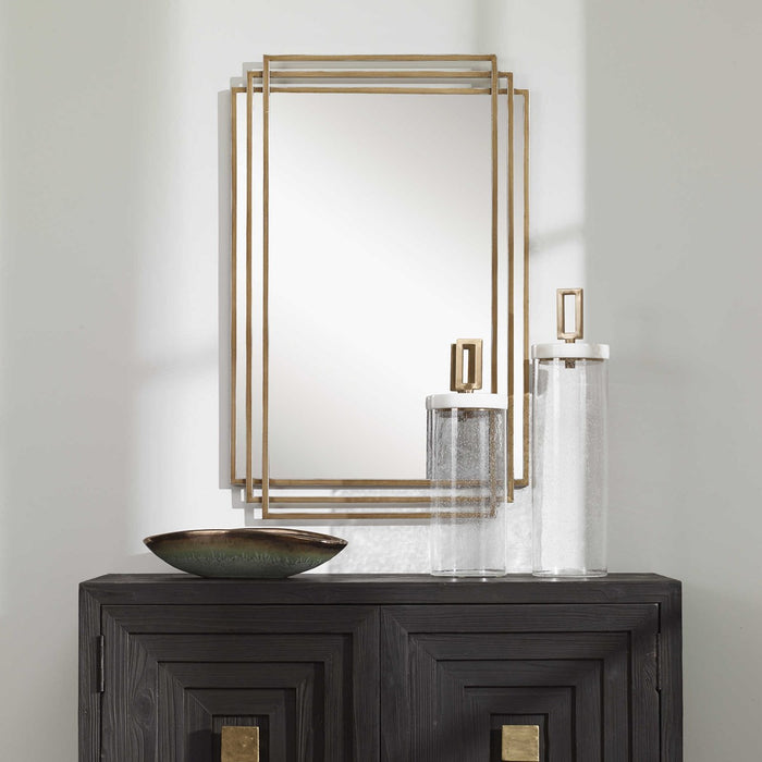 Maci 37" Gold Mirror