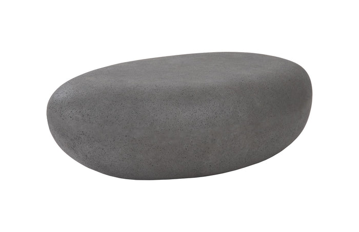 River Rock Charcoal Stone Coffee Table
