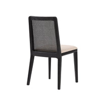 Cane Black Dining Chair (Set of 2)