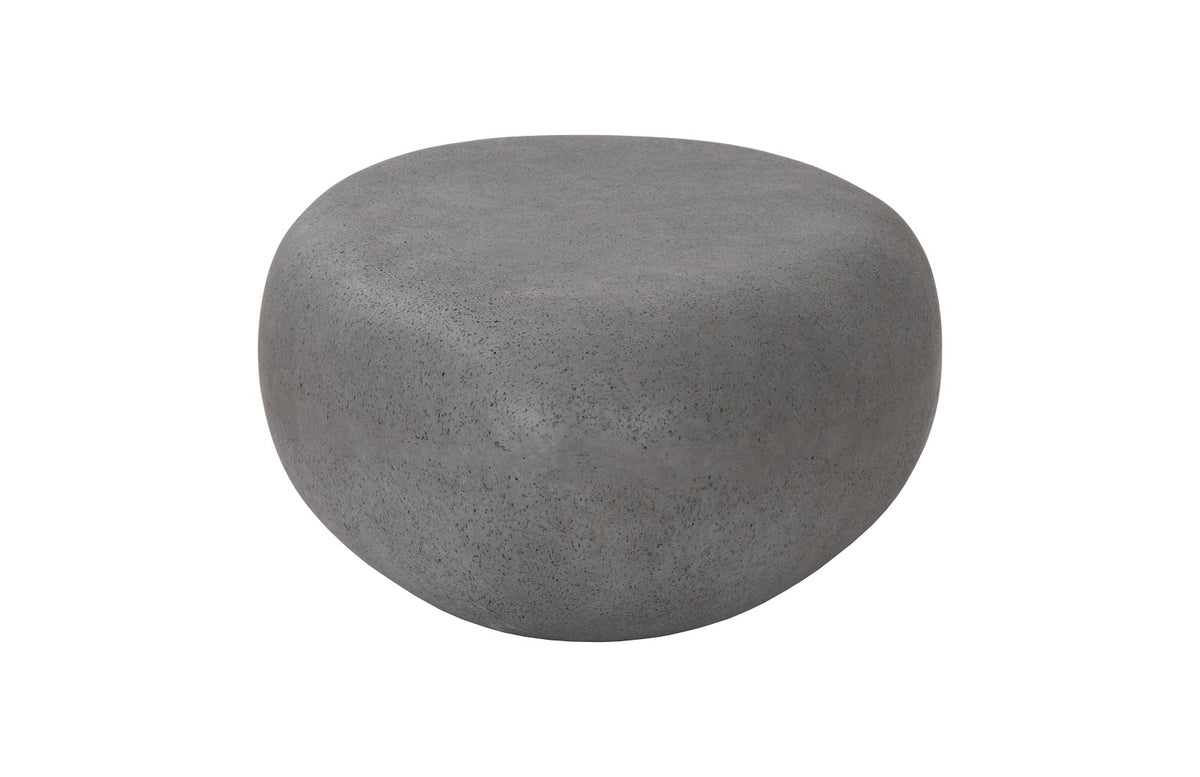 River Rock Charcoal Stone Coffee Table