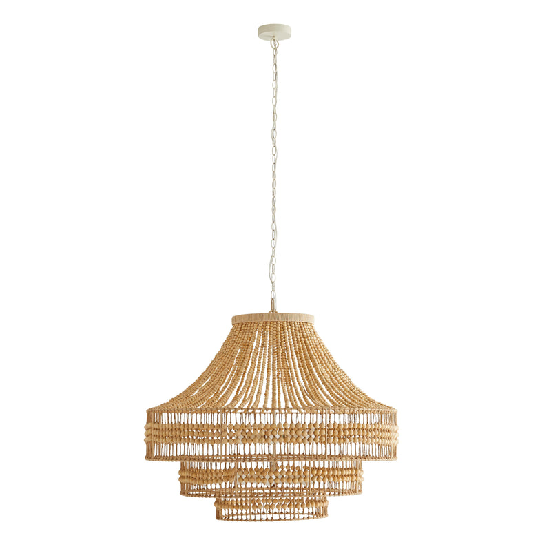 Peoria Natural Wood Chandelier