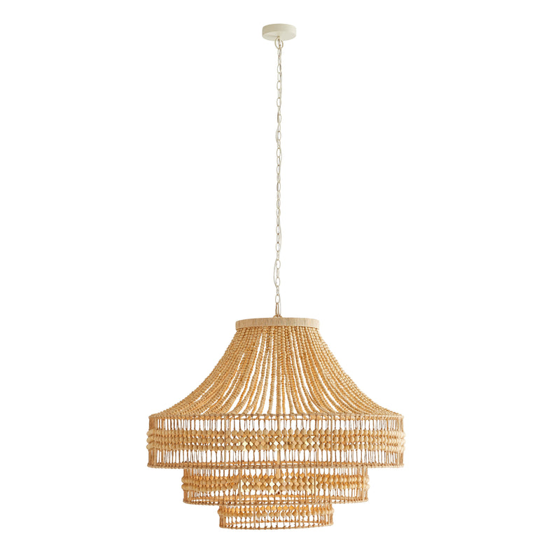 Peoria Natural Wood Chandelier