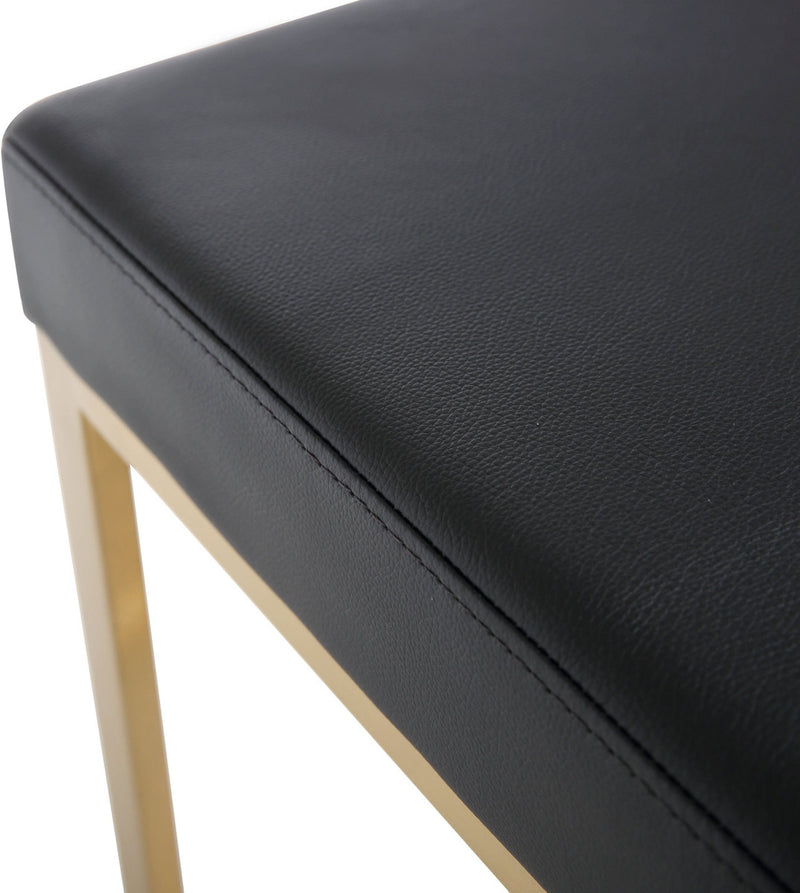 Nava Black Gold Steel Barstools (Set of 2) - Luxury Living Collection