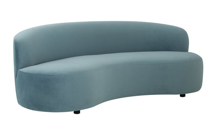 Miral Bluestone Velvet Sofa - Luxury Living Collection