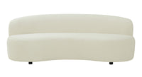 Miral Cream Velvet Sofa - Luxury Living Collection
