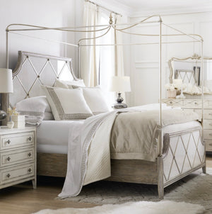 Nala Diamont Canopy Panel Bed