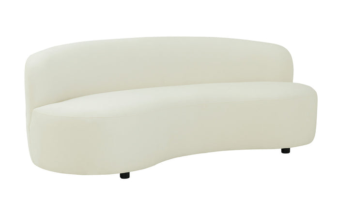 Miral Cream Velvet Sofa - Luxury Living Collection