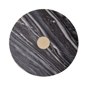 Nira Grey Marble Side Table - Luxury Living Collection