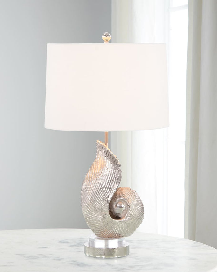 Miren Nautilus Seashell Table Lamp - Luxury Living Collection