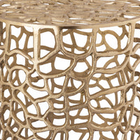 Nahal Gold Side Table - Luxury Living Collection