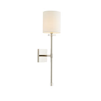 Rebecca Polished Nickel Sconce