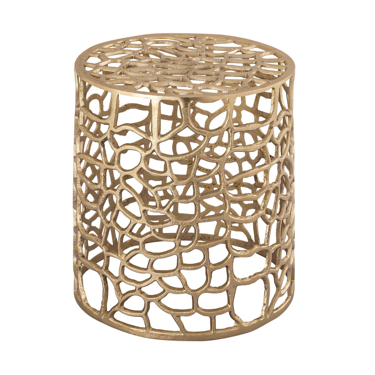 Nahal Gold Side Table - Luxury Living Collection