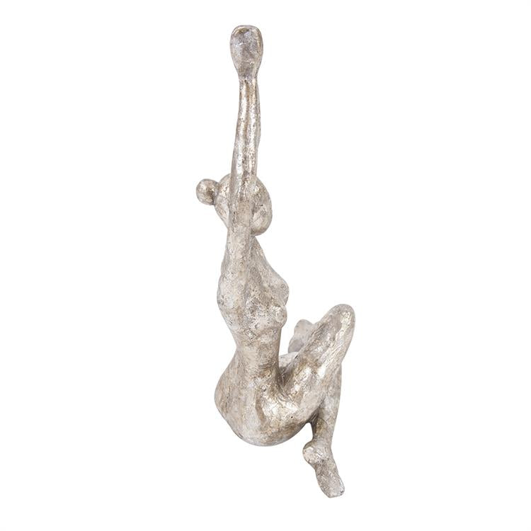 Namaste Twist Yoga Pose Statue