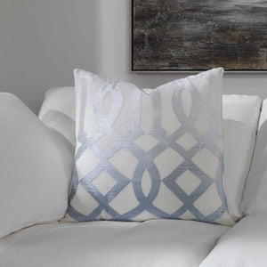 Milani Blue Velvet Pillow