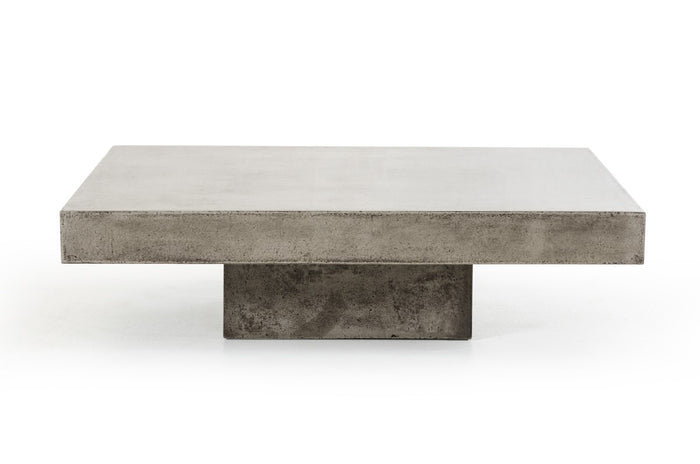 Barts Outdoor Modern Concrete Coffee Table