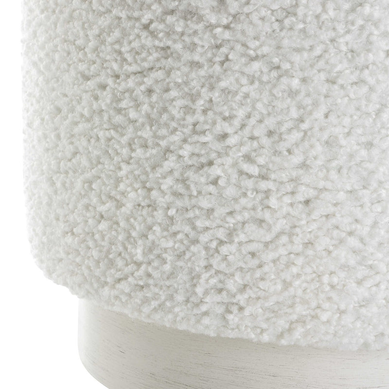 Messeta White Ottoman