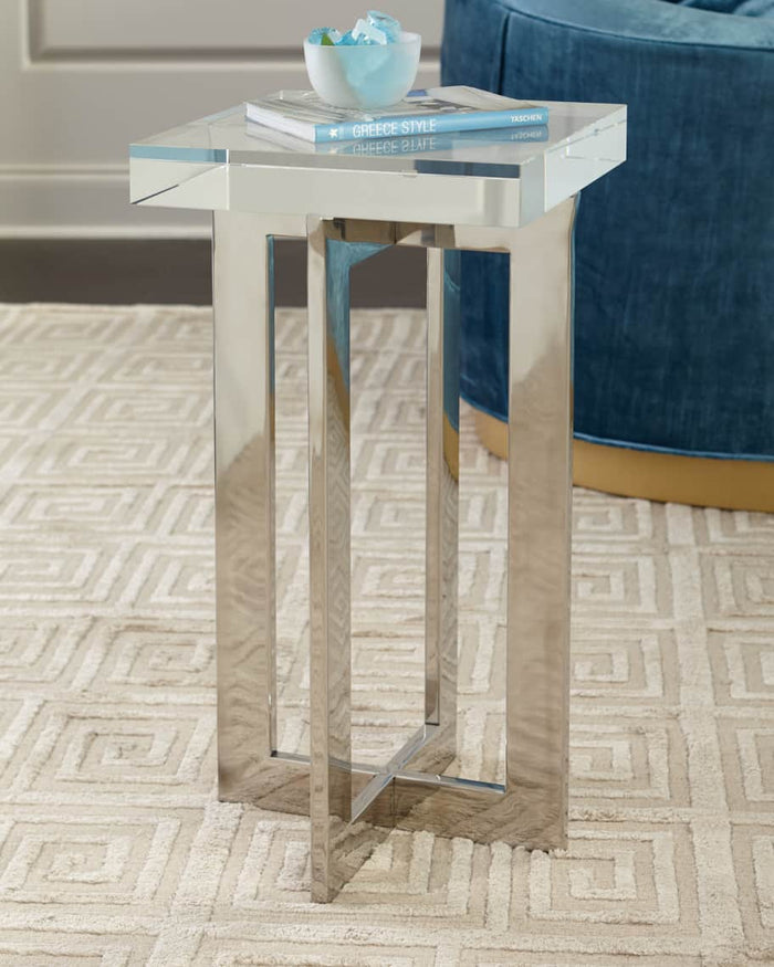 Linnea Crystal Martini Table - Luxury Living Collection