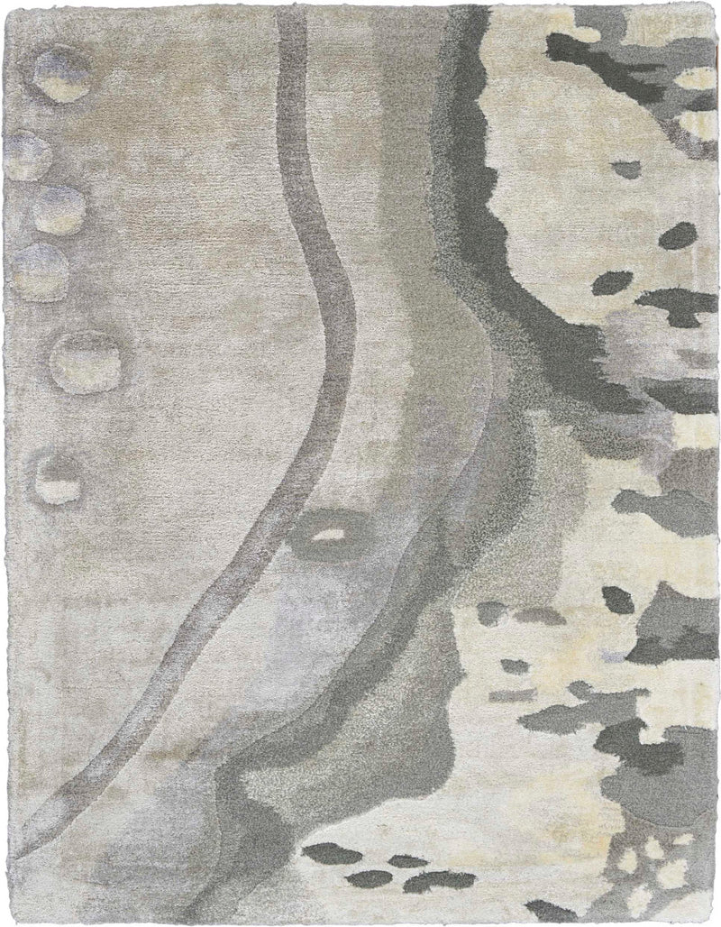 Vivid Silver Cloud Rug - Elegance Collection