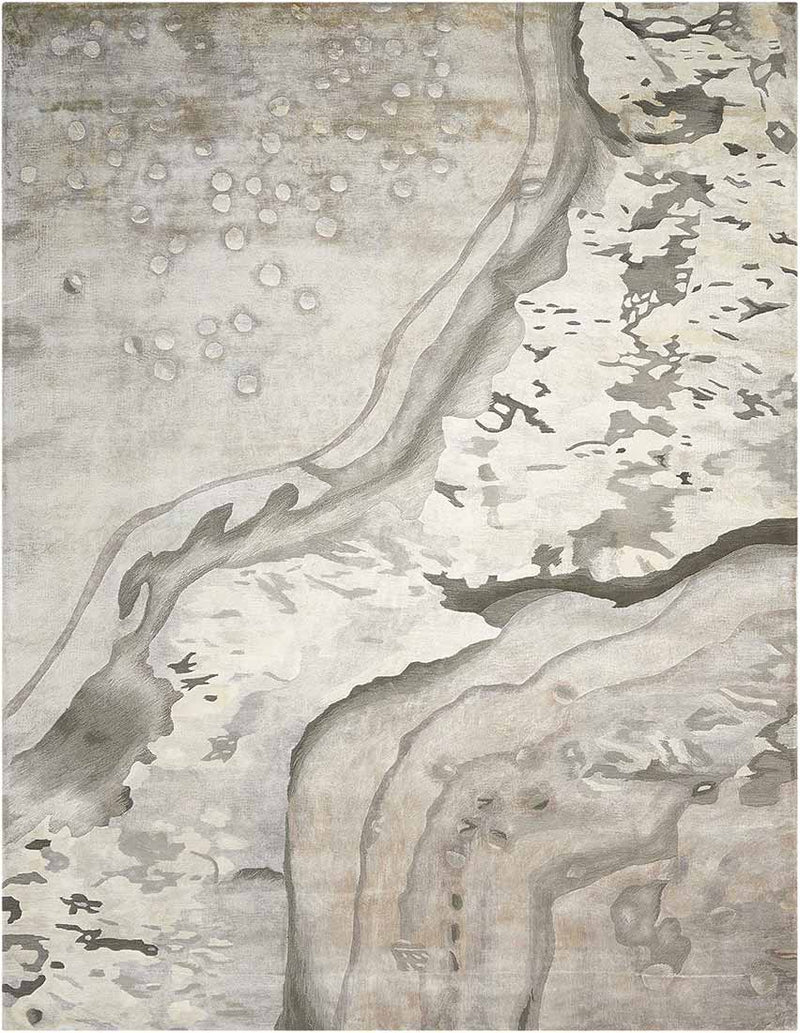 Vivid Silver Cloud Rug - Elegance Collection