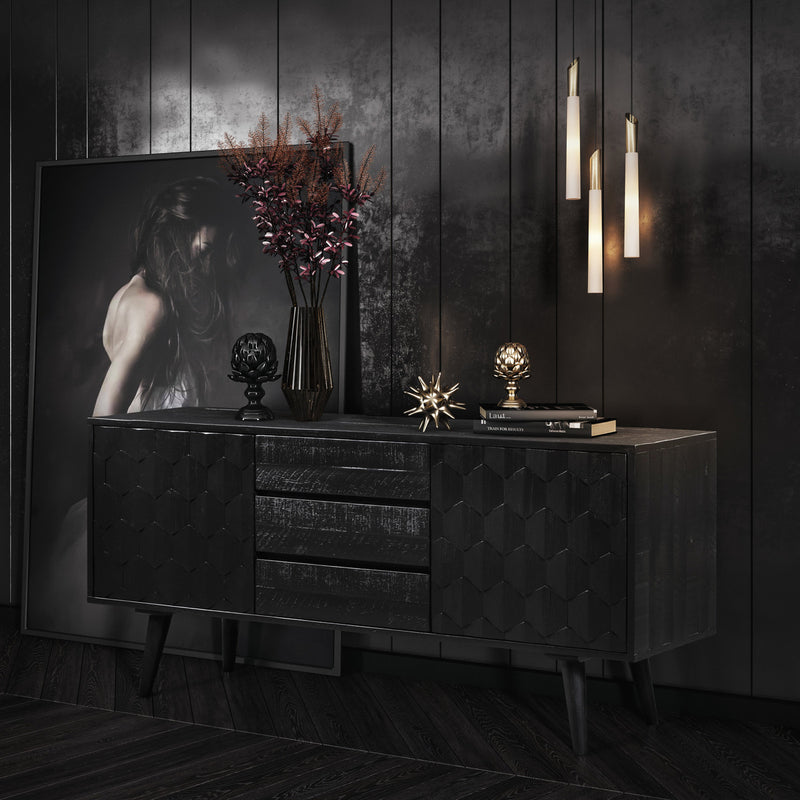 Philip Black Buffet - Luxury Living Collection