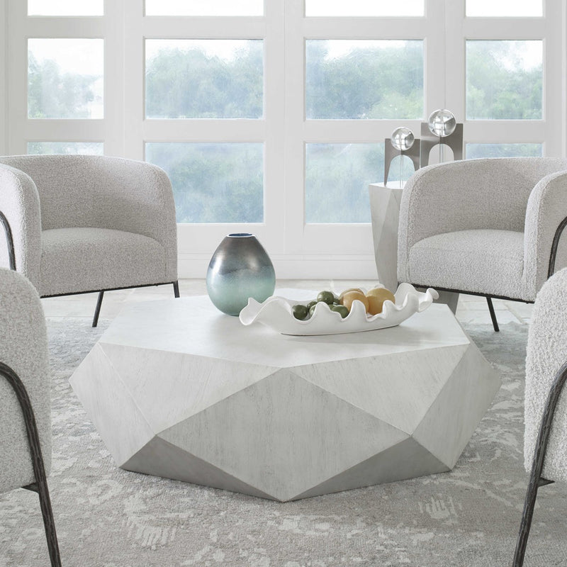 Lucia White Coffee Table