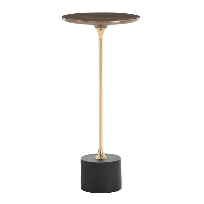 Riaan Antique Brass Accent Table