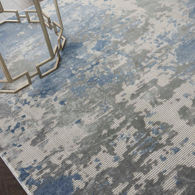 Russo Grey/Blue Rug - Elegance Collection