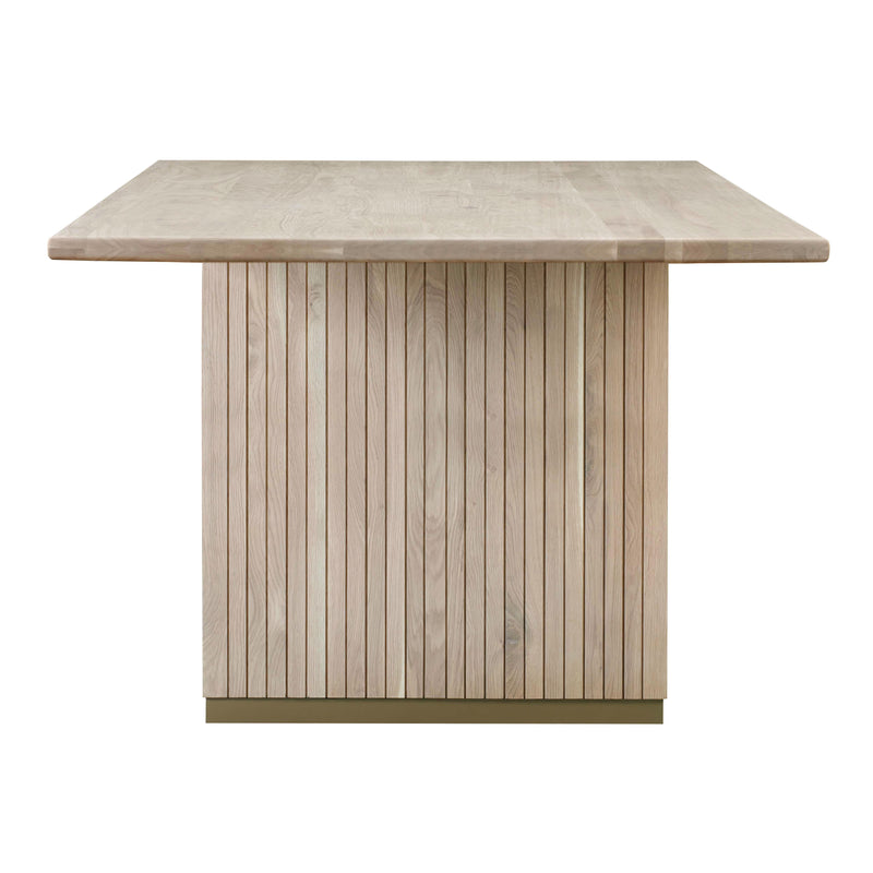 Flannery Natural Ash Wood Rectangular Dining Table - Luxury Living Collection