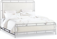 Rhea Metal Upholstered Bed