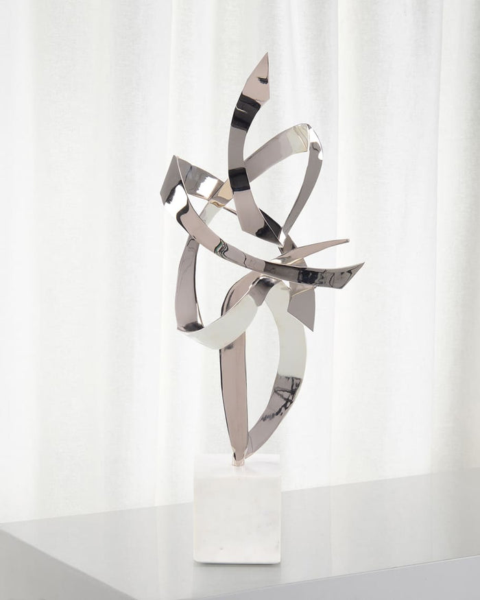 Lorena Ribbon Sculpture - Luxury Living Collection