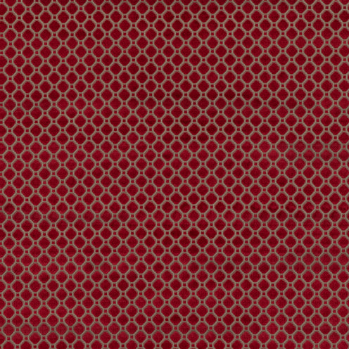 Indius Velvet Red Fabric Sample
