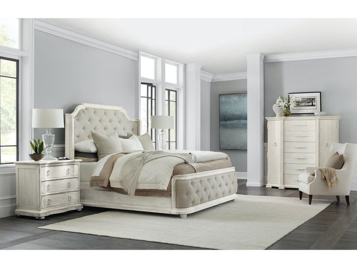 Summit Upholstered Panel Bed