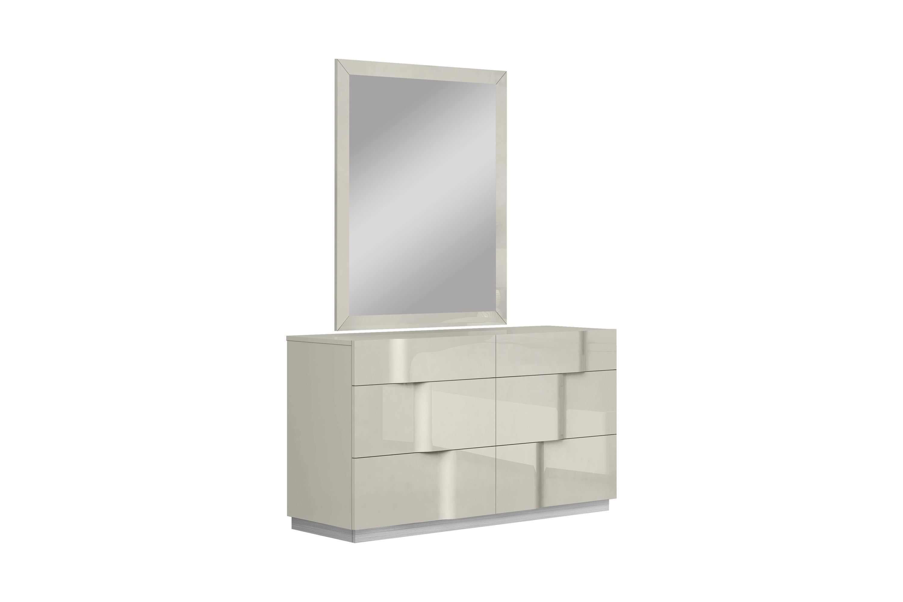 Gray lacquer dresser sales