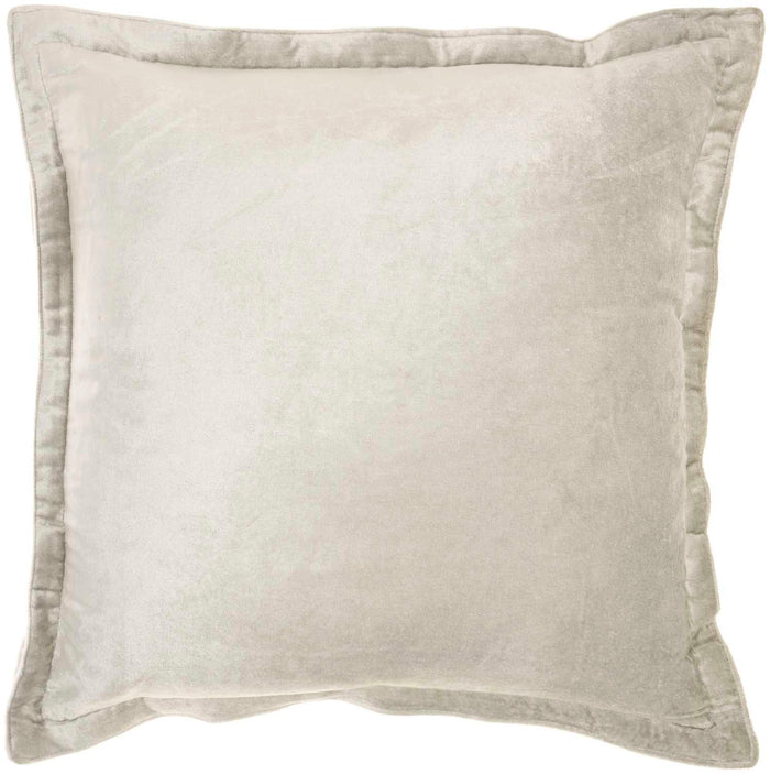 Solene 20" x 20" Grey Throw Pillow - Elegance Collection