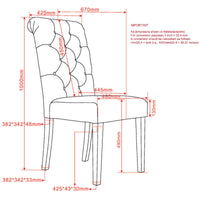 Shelby Grey Velvet Side Chairs (Set of 2)