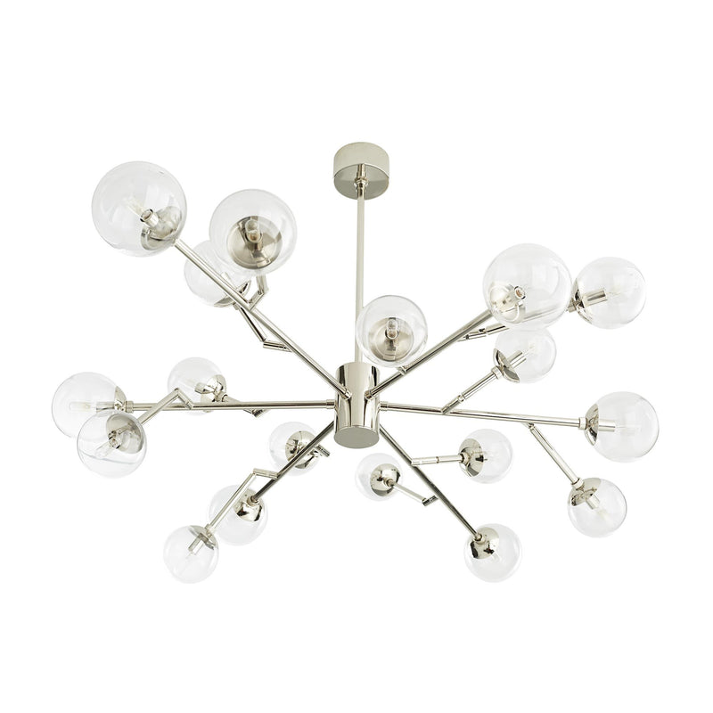 Raylee Polished Nickel Chandelier