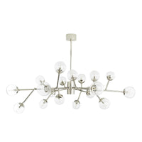 Raylee Polished Nickel Chandelier