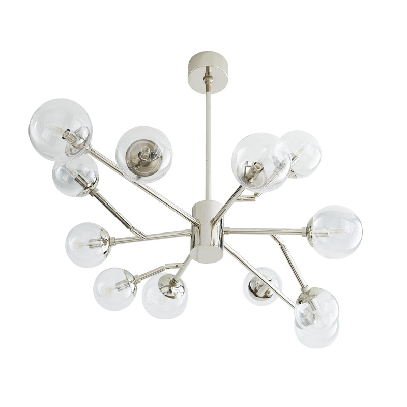 Raylee Polished Nickel Chandelier