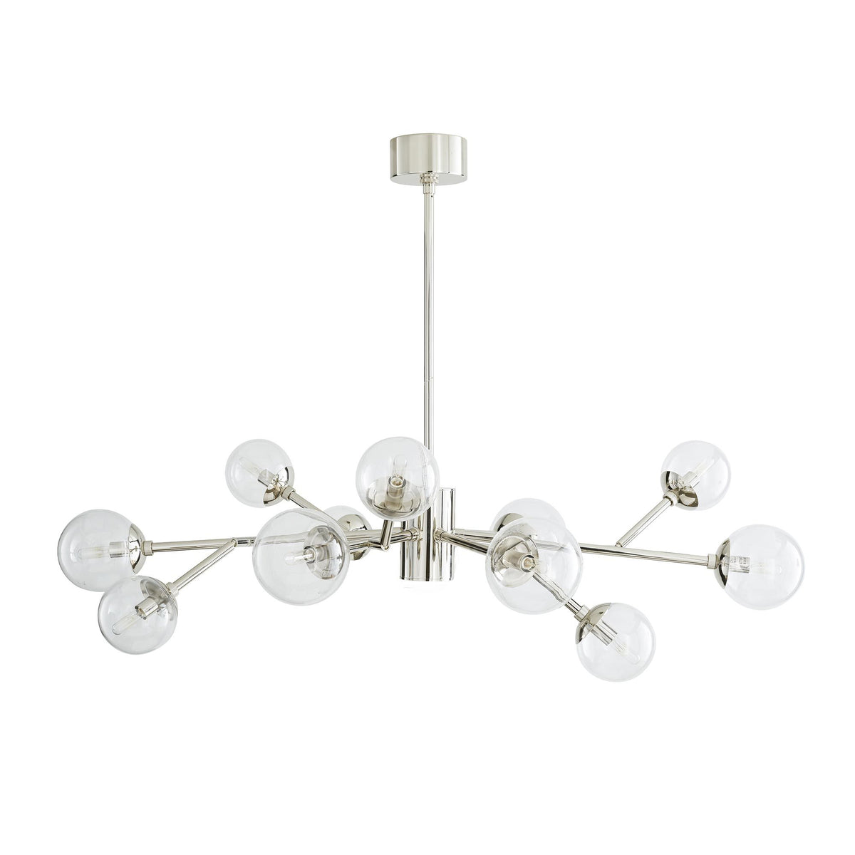 Raylee Polished Nickel Chandelier