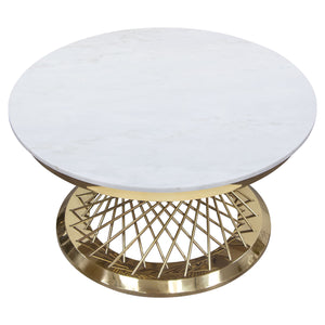 Adelpha 35" Round Cocktail Table - Luxury Living Collection