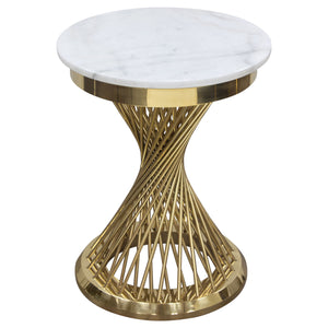 Adelpha 18" Round End Table - Luxury Living Collection