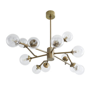 Raylee Vintage Brass Chandelier