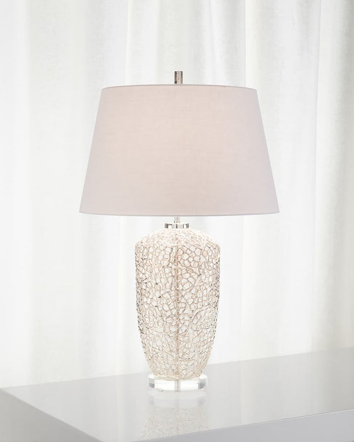Cecily Silver Vines Table Lamp - Luxury Living Collection