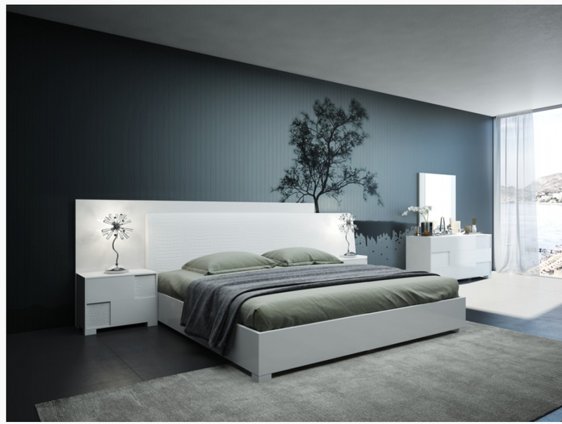 Ottoline White Gloss Bedroom Set