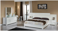 Ottoline Modern White Gloss Bed