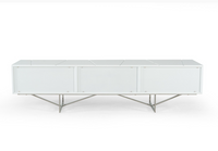 Darian White Gloss Modern TV Stand