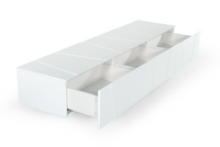 Darian White Gloss Modern TV Stand