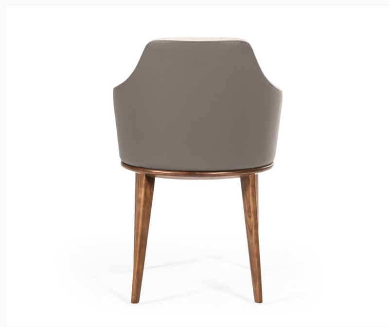 Elowen Modern Beige & Grey Dining Chair