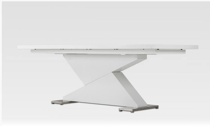 Tamsin Modern White Lacquer Dining Table