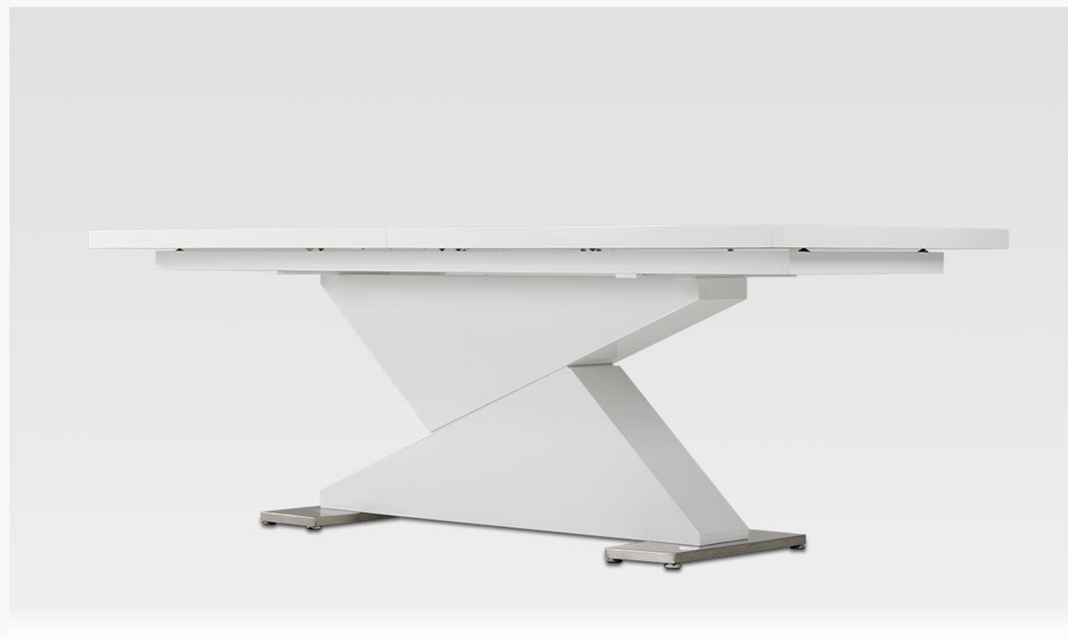 Tamsin Modern White Lacquer Dining Table